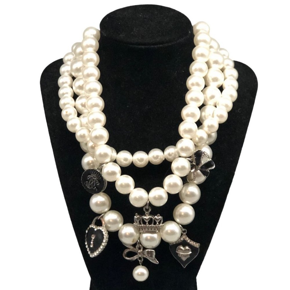 EXPRESS Pearl Costume Statement Necklace